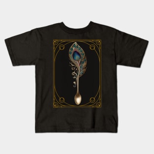 Peacock Spoon Kids T-Shirt